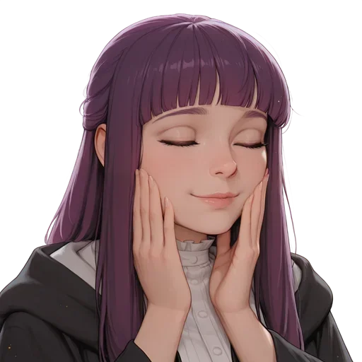 Стикер 💜 PoutyFern 💜