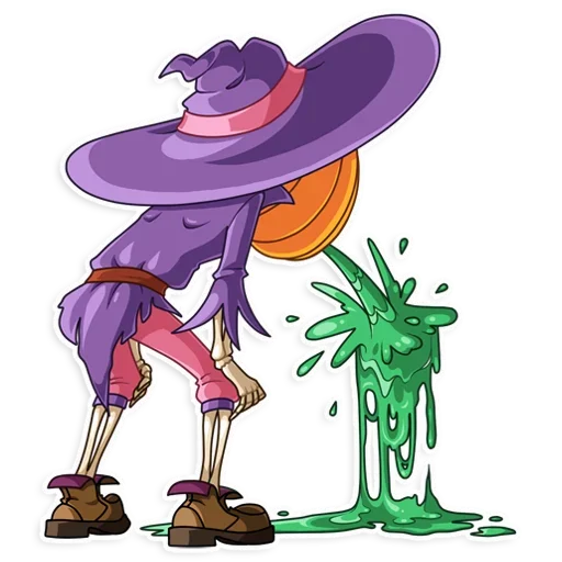 Стикер Pumpkin Head