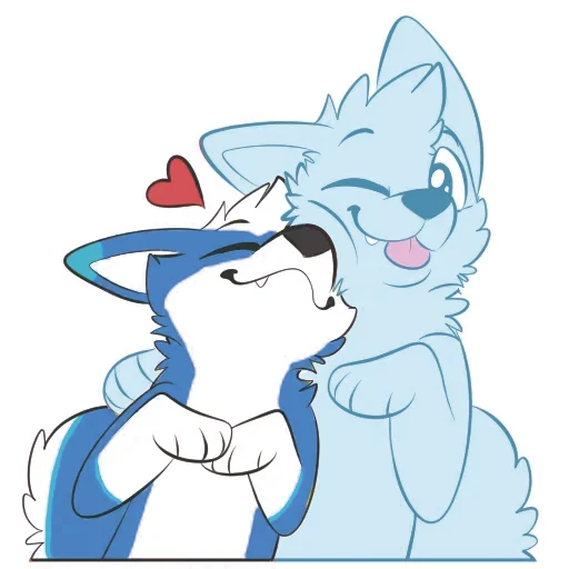 Стикер Pup Tesla