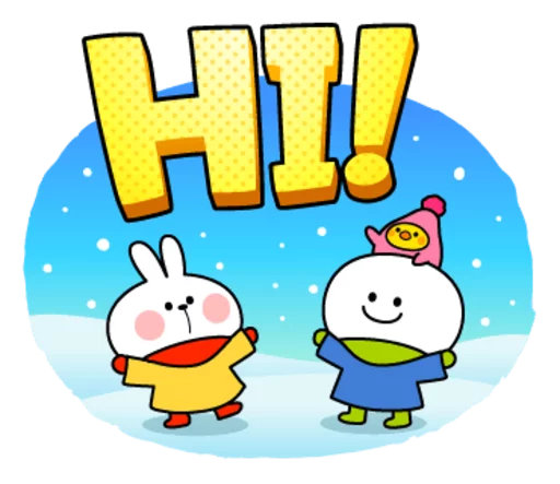 Стикер Spoiled Rabbits Winter
