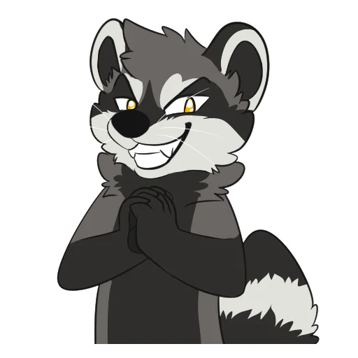 Стикер Raccoons by Pulexart.com