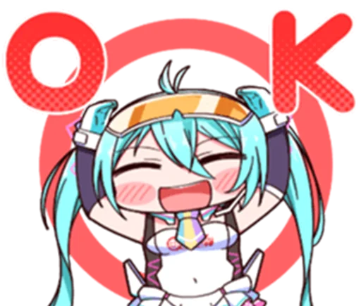 Стикер Racing Miku