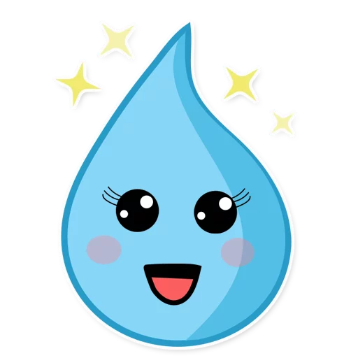 Стикер Raindrops