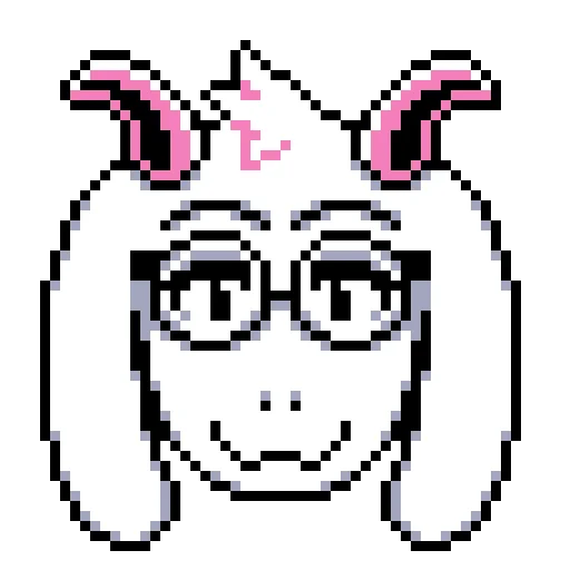Стикер Ralsei i przyjaciele