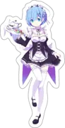 Стикер Rem из Re:Zero