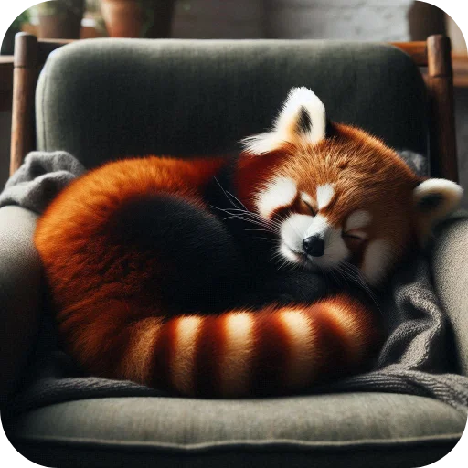 Стикер Красная панда