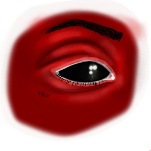 Стикер Red Colour