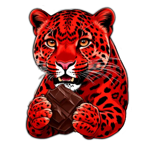 Стикер Red Leopard