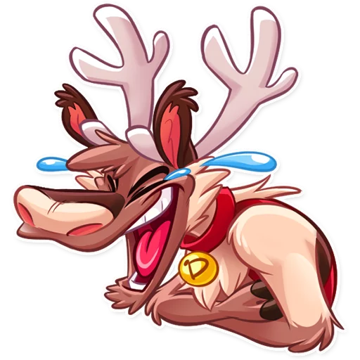Стикер Reindeer Party