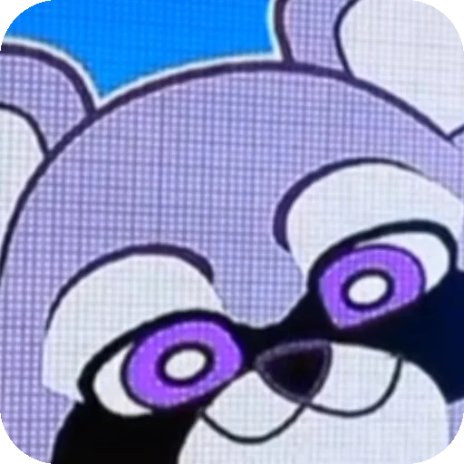 Стикер Rembly the raccoon