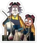 Стикер Rick and Morty