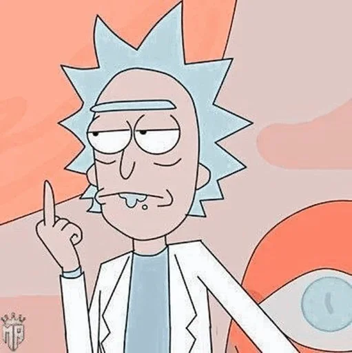 Стикер Rick and Morty