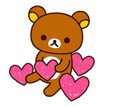 Стикер Rilakkuma: Relaxing Days