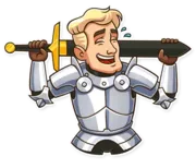 Стикер Romantic Knight