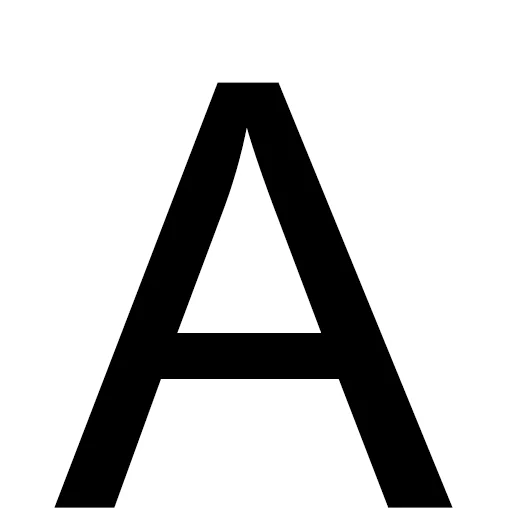 Стикер Алфавит