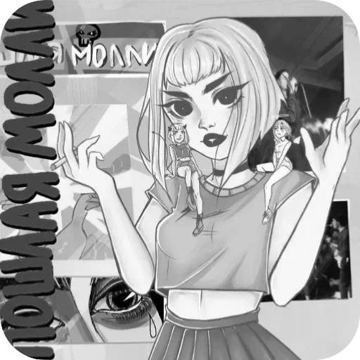 Стикер Пошлая Молли