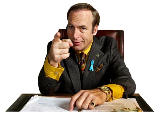 Стикер Saul Goodman