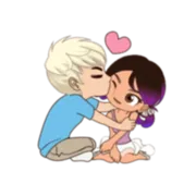 Стикер Sam and Sally