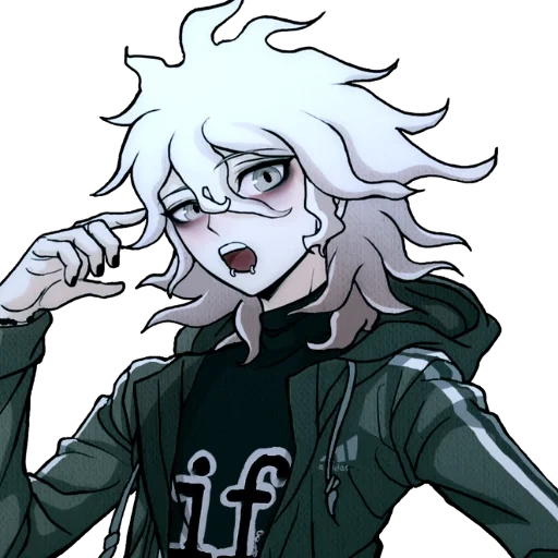 Стикер Nagito Komaeda