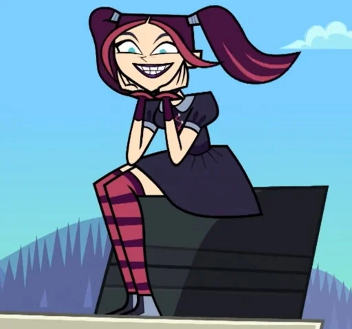 Стикер Lauren Scary girl