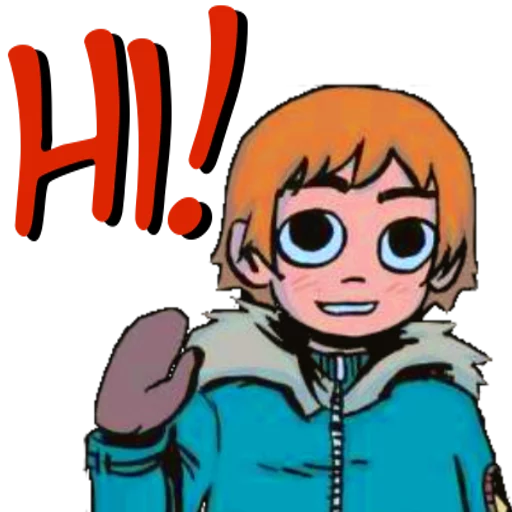 Стикер Scott and Ramona