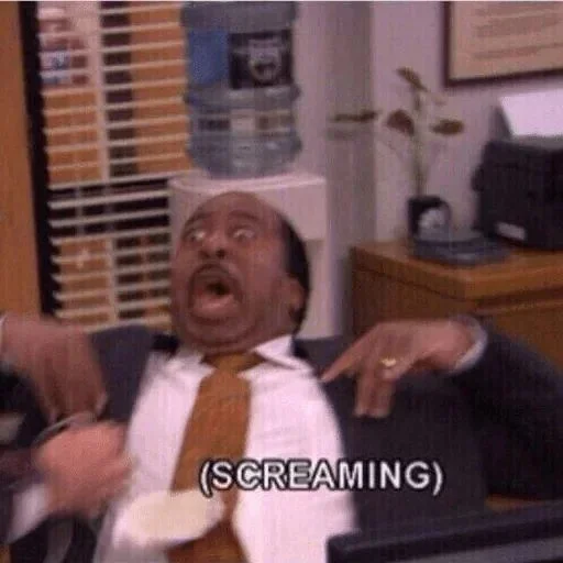 Стикер Screaming