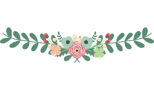 Стикер Separator Flower Thin