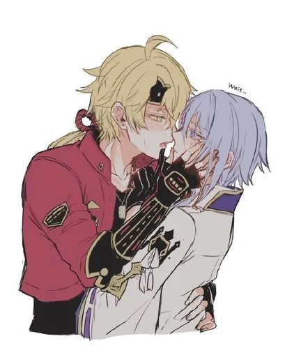 Стикер Тома и Аято