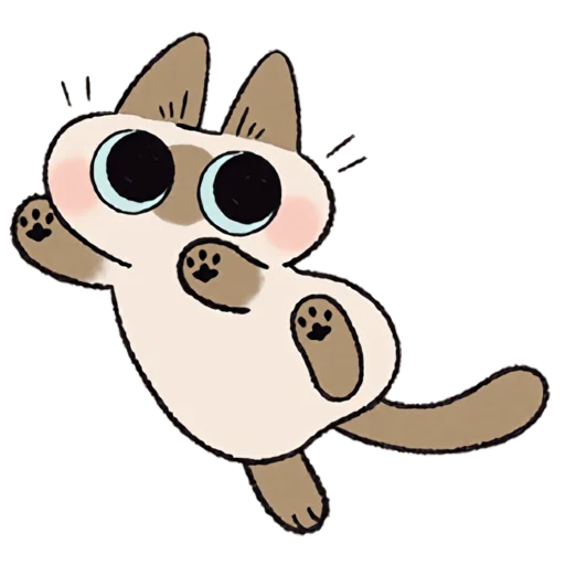 Стикер シャム猫あずき