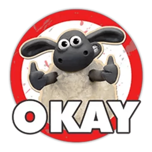 Стикер Shaun the Sheep