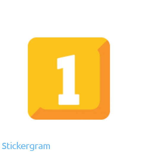 Стикер Numbers