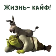 Стикер Шрек