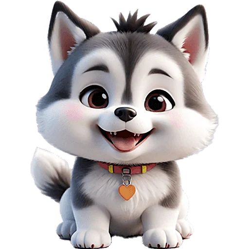 Стикер Сибирские хаски