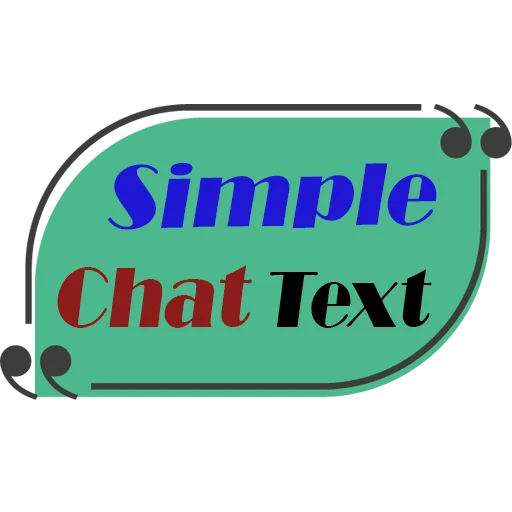 Стикер Chat Text