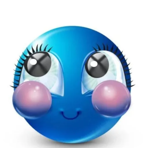 Стикер Синий челик