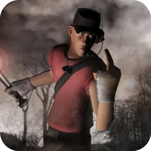 Стикер Скаут и его подружка