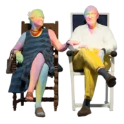 Стикер Urs Fischer. Small Axe