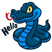 Стикер Blue_Snake