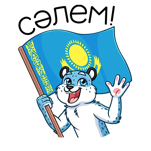 Стикер Снежный Барс