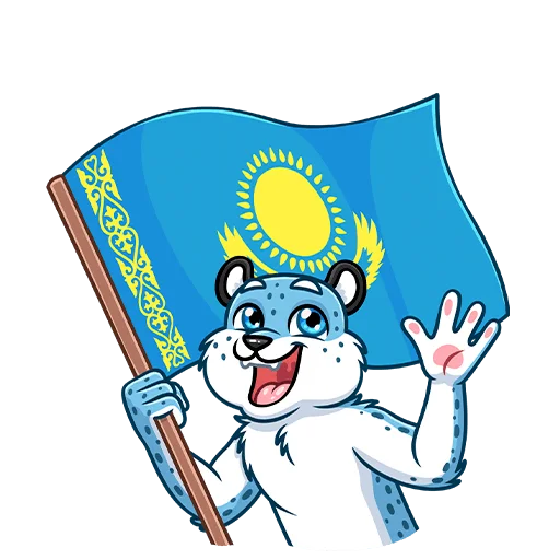 Стикер Снежный Барс Без Текста