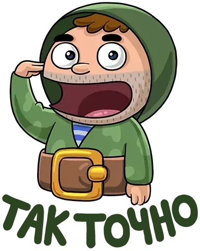 Стикер Солдат