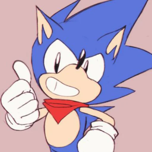 Стикер Sonic the hedgehog