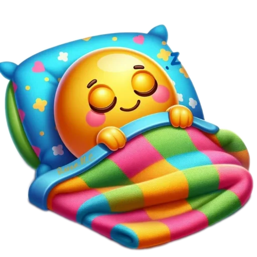 Стикер Спокойной ночи