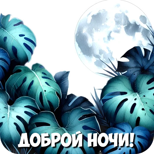 Стикер Спокойной ночи