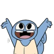 Стикер Сквиртл Nekoama