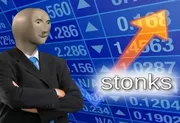 Стикер Stonks?