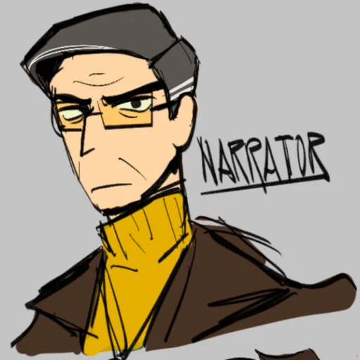 Стикер The Narrator