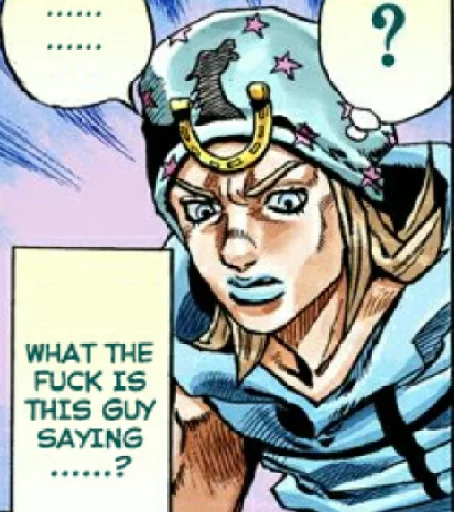 Стикер Steel ball run #1