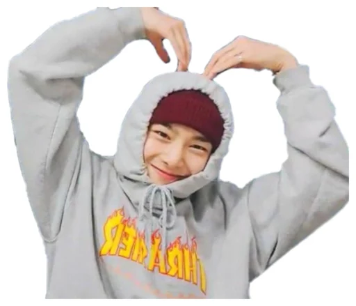 Стикер Ни Хао, аннён, лапонька