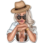 Стикер SUCCUBUS BLONDE